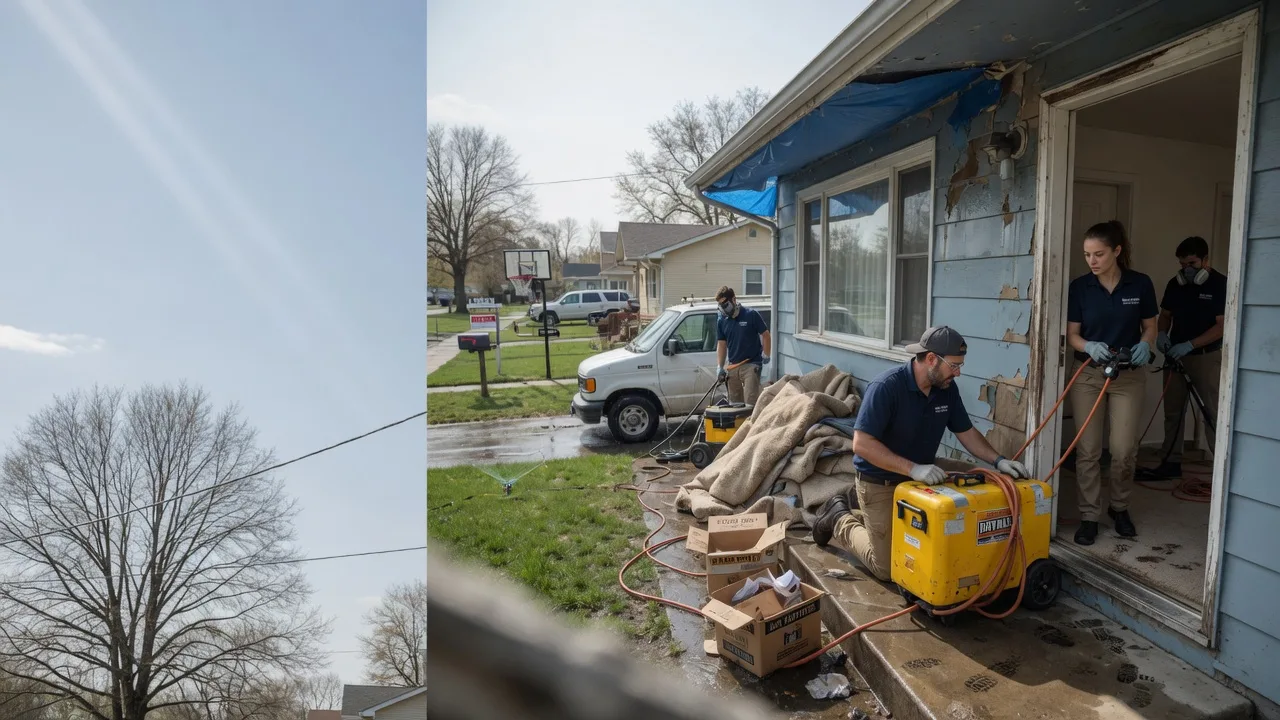 Basement Flood Cleanup in Wayne, MI near me